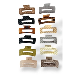 12li Karışık Renk Mandal Toka Set