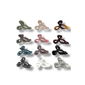 12li Karışık Renk Mandal Toka Set