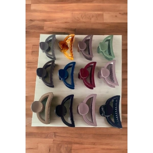 12li Karışık Renk Mandal Toka Set