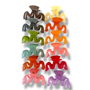 12li Karışık Renk Mandal Toka Set