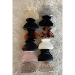 12li Karışık Renk Mandal Toka Set