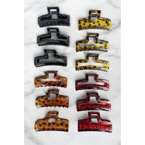 12li Karışık Renk Mandal Toka Set