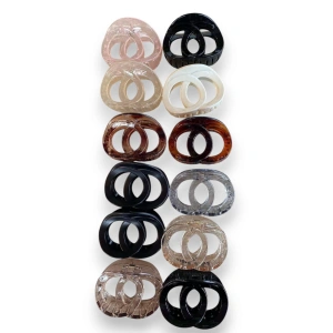 12li Karışık Renk Mandal Toka Set