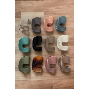 12li Karışık Renk Mandal Toka Set