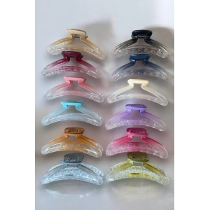 12li Karışık Renk Mandal Toka Set