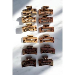 12li Karışık Renk Mandal Toka Set