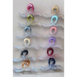 12li Karışık Renk Mandal Toka Set