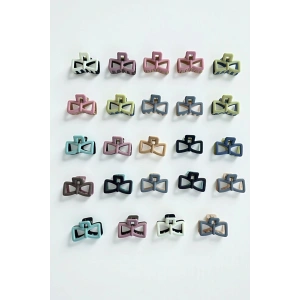 24lü Karışık Renk Mini Mandal Toka Set