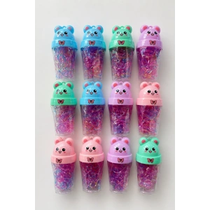 12li Karışık Renk Perma Lastik Toka Set