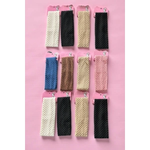 12li Karışık Renk Saç Bandı Set