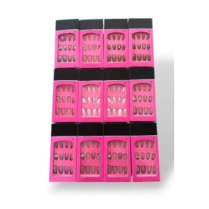 12li Karışık Renk Takma Tırnak Set