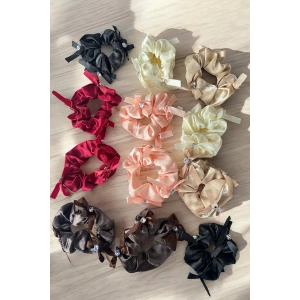 12li Karışık Renk Taş Detaylı Simit Toka Set