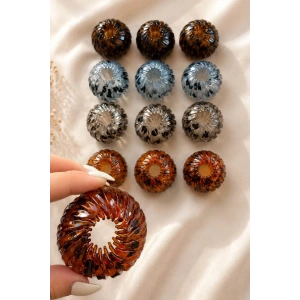 12li Karışık Renk Topuz Toka Set