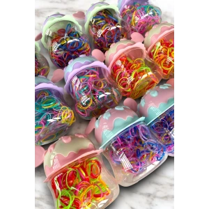 12li Kumbara Figürlü Karışık Renk Perma Toka