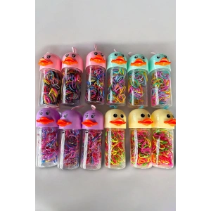 12li Ördek Figürlü Perma Lastik Toka