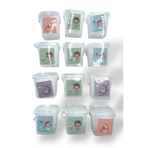 12li Şefaf Kutulu Lastik Toka Set