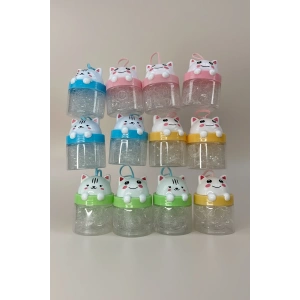 12li Şeffaf Renk Perma Lastik Toka Set