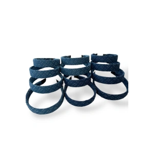 12´li Mavi Renk Kot Detaylı Taç Set