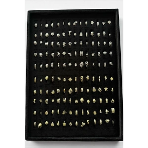 140lı Karışık Renk Standlı Tragus Küpe Set