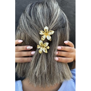 2li Altın Renk Lotus Pens Toka Set