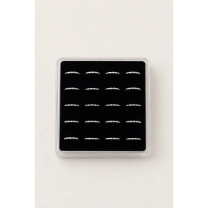 20li Gümüş Renk Halka Piercing Set