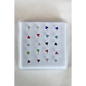 20li Gümüş Taş Detaylı Hızma Set