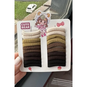 20li Karışık Renk Havlu Toka Set