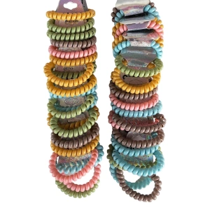 20li Karışık Renk İkili Helezon Toka Set