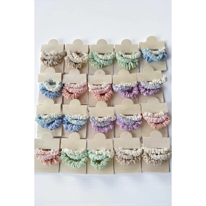 20li Karışık Renk Lastik Toka Set