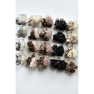 20li Karışık Renk Lastik Toka Set