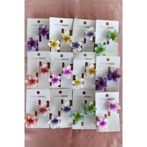 24lü Karışık Renk Lotus Toka Set