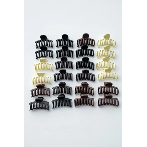 24lü Karışık Renk Mandal Toka Set