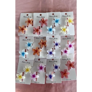 24lü Karışık Renk Pens Lotus Toka Set