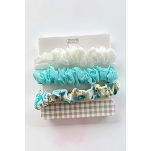 3lü Karışık Renk Lastik Toka Set