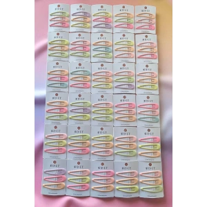 30lu Karışık Renk Yan Toka Set