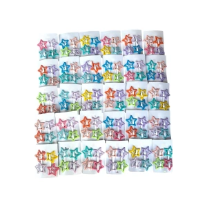 30lu Karışık Yıldız Figürlü Renk Yan Toka Set