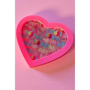 36lı Karışık Renk Şeker Figürlü Çocuk Yüzük Set