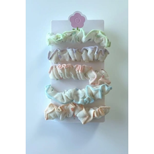 5li Karışık Renk Lastik Toka Set