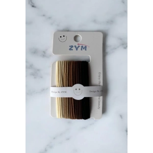 5li Karışık Renk Lastik Toka Set