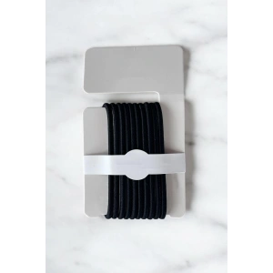 5li Siyah Renk Lastik Toka Set