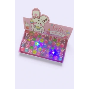 50 Adet Karışık Figürlü Işıklı Yüzük Set