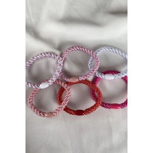 6lı Karışık Renk Lastik Toka Set