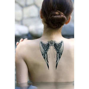 Geçici Melek Kanadı Dövme Tattoo