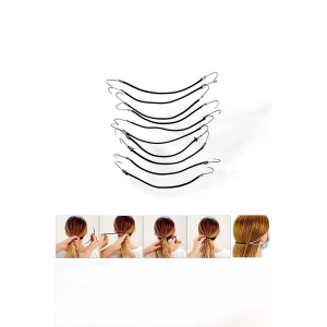 Siyah Renk Kancalı Set Lastik Toka