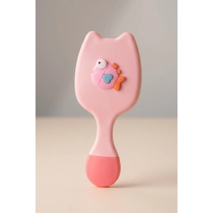 Pembe Renk Balık Figürlü Saç Tarama Fırçası/ Tarak