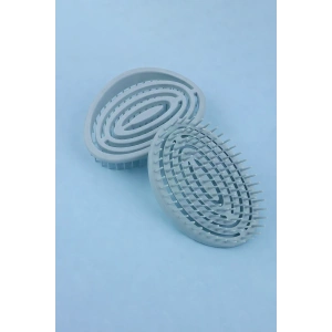 Turkuaz Renk Taşınabilir Saç Tarama Fırçası/ Tarak