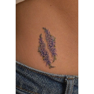 Geçici Çiçek Figürlü Mini Dövme Tattoo