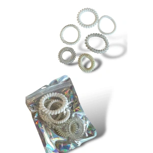 7li Beyaz Renk Helezon Toka