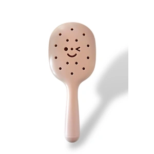 Açık Kahve Renk Charm Takılabilen Saç Tarama Fırçası/ Tarak