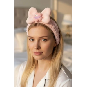 Açık Pembe Renk Canavar Figürlü Peluş Saç Bandı